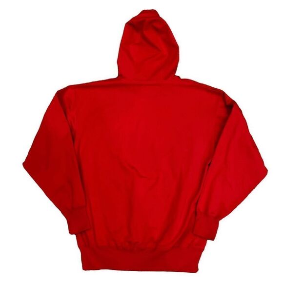Texas Rangers Majestic Therma Base Hoodie Red Size L mlb baseball - Picture 2 of 5